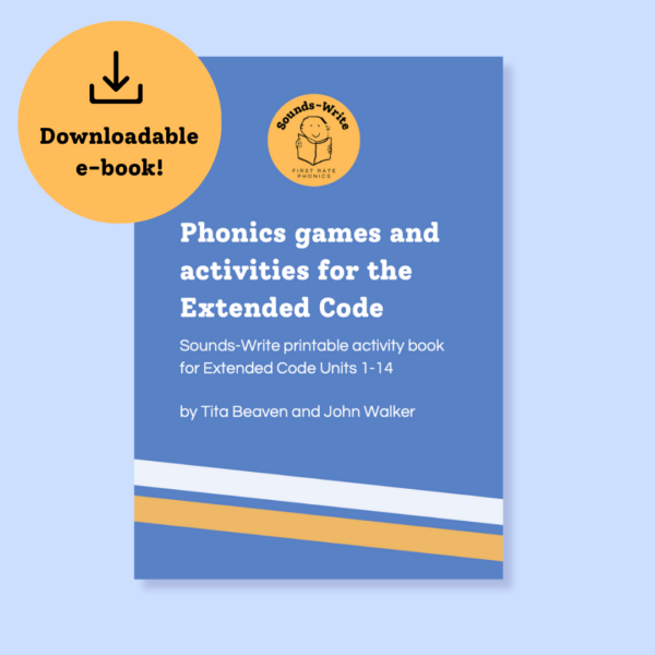 Printable phonics games and activities for the Extended Code Units 1-14 e-book