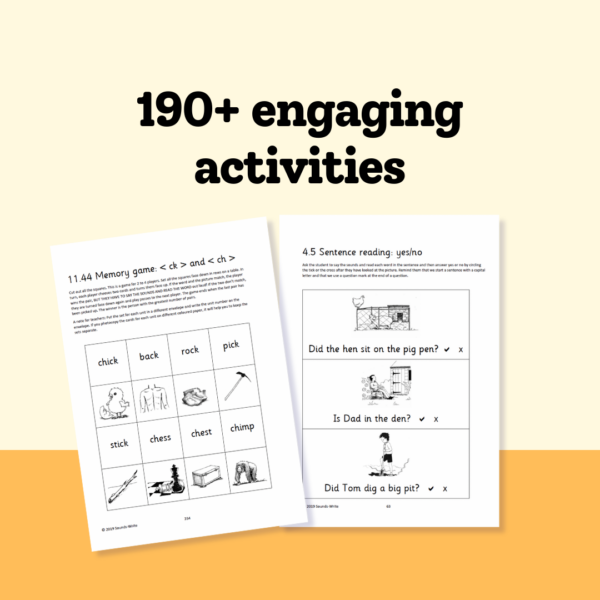 Printable phonics games and activities for the Initial Code e-book - Image 2