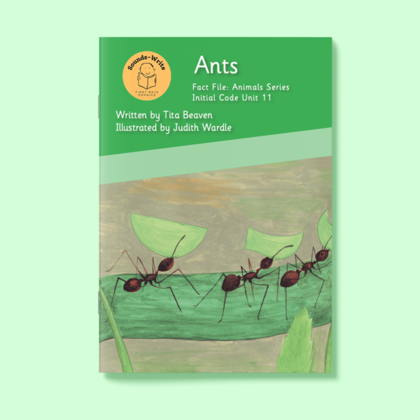 Cover for 'Ants' Fact File: Animals Series Initial Code Unit 11.