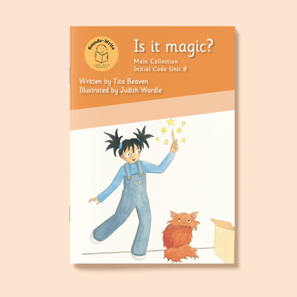 Book cover for 'Is It Magic' Main Collection Initial Code Unit 8.