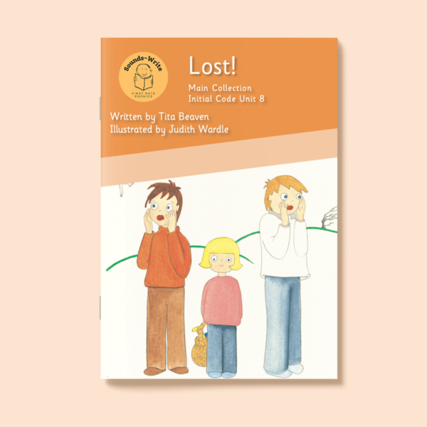Book cover for 'Lost!' Main Collection Initial Code Unit 8.
