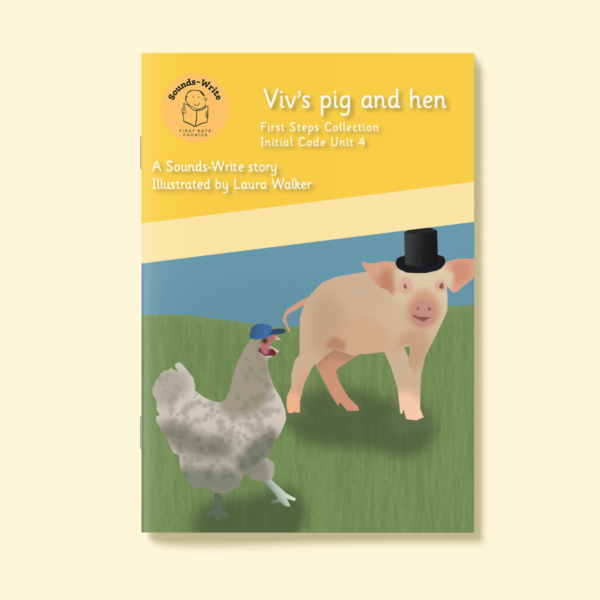 Book cover for 'Viv's Pig and Hen' First Steps Collection Initial Code Unit 4.