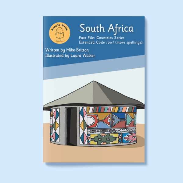 Book cover for 'South Africa' Fact File: Countries Series Extended Code /ow/ (more spellings)