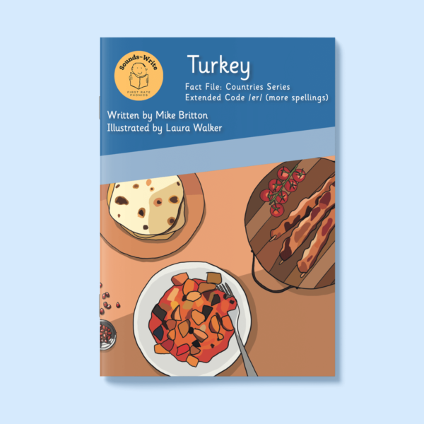 Book cover for 'Turkey' Fact File: Countries Series Extended Code /er/ (more spellings)