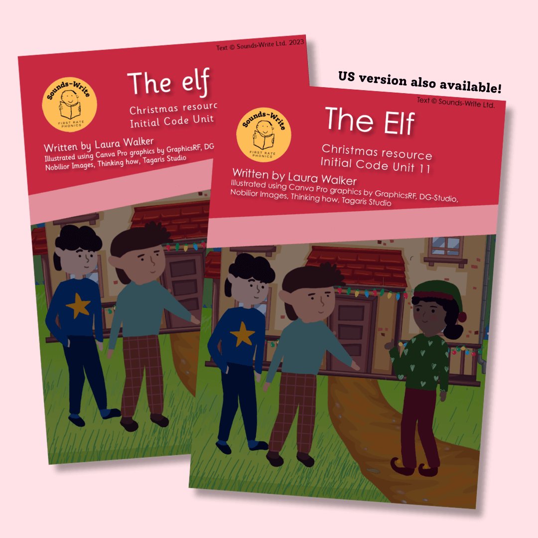 Book cover for 'The Elf' Christmas resource Initial Code - Unit 11