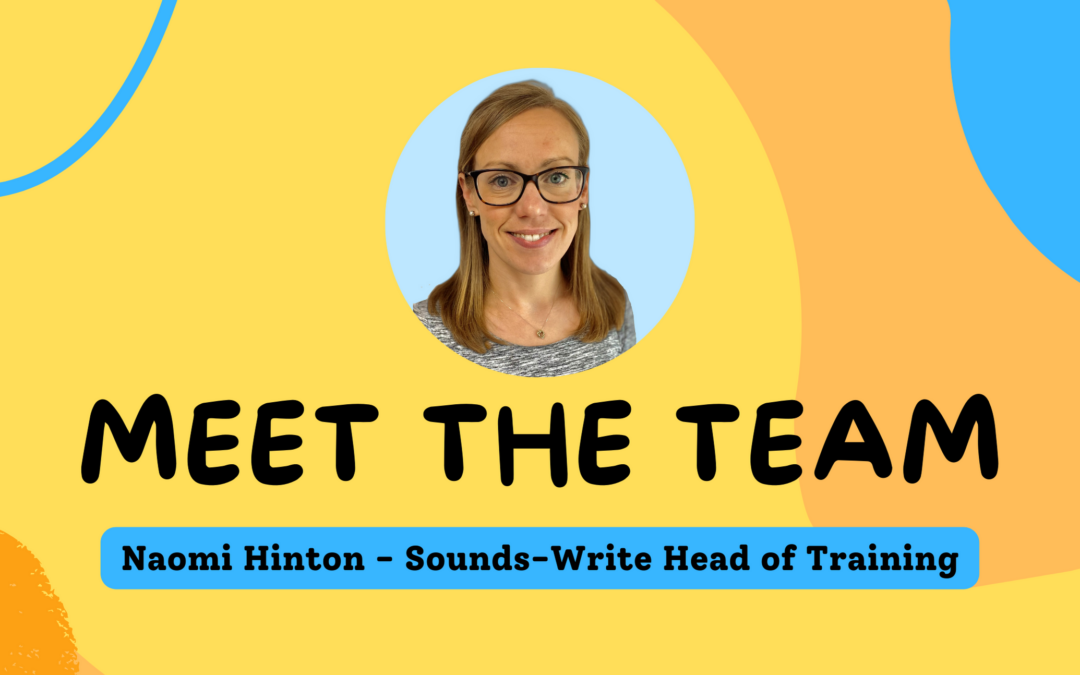 Naomi Hinton. Head of Training at Sounds-Write