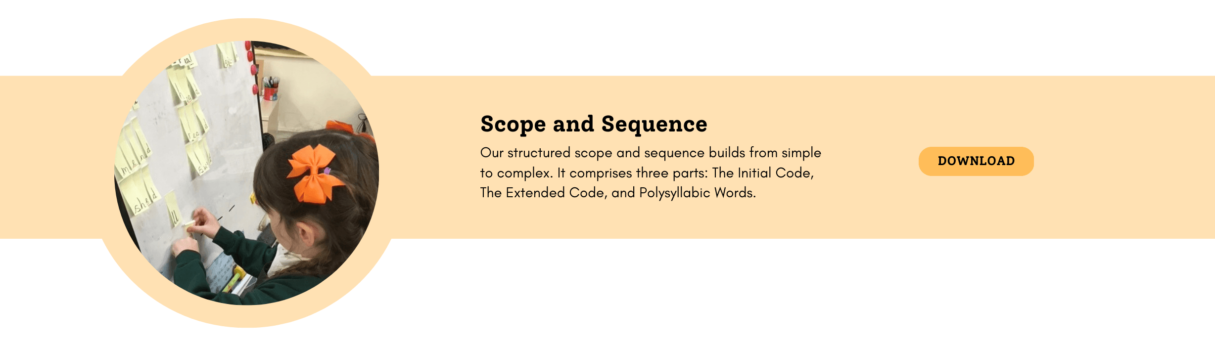 Download our scope and sequence