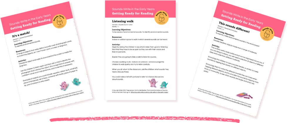 Sounds-Write in the Early Years - Sounds-Write