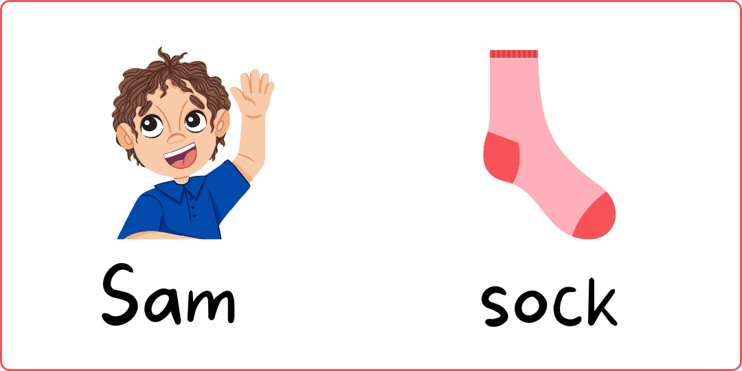 Sam sock phonics in nursery