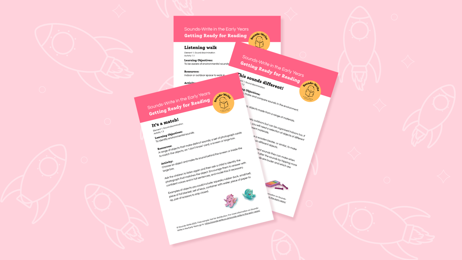 Get ready for reading in the early years free resource St Michaels