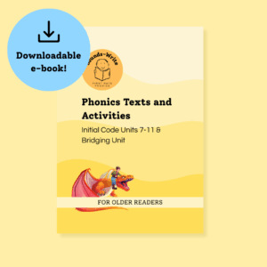 Initial Code Phonics Texts and Activities for Older Readers