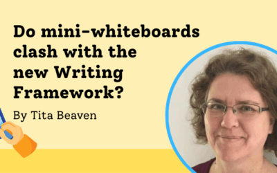 Do mini-whiteboards clash with the new Writing Framework?