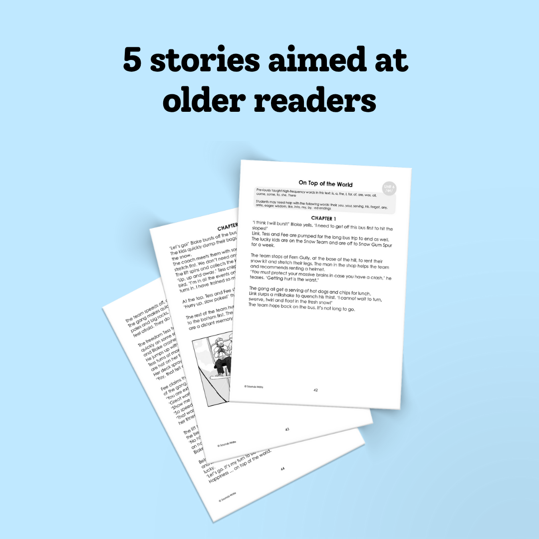 5 stories aimed at older readers