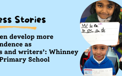 ‘Children develop more independence as readers and writers’: Ruth Verrill, Whinney Banks Primary School