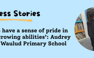 ‘Pupils have a sense of pride in their growing abilities’: Audrey Duffy, Waulud Primary School