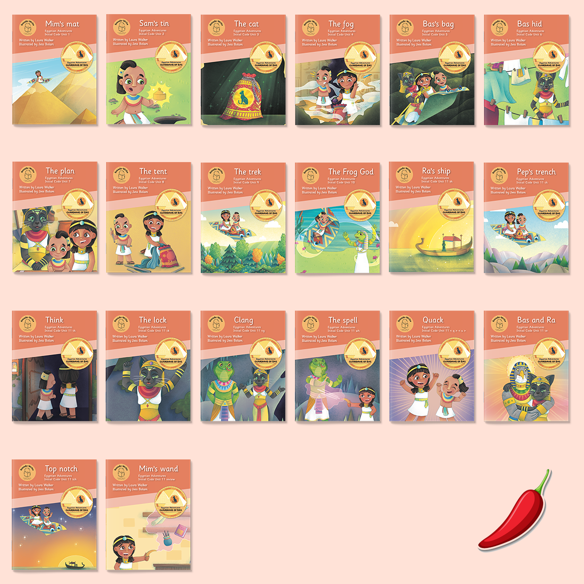 Egyptian Adventures decodable readers