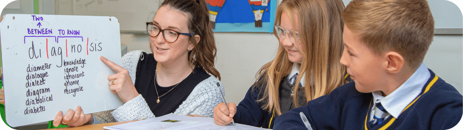 Lesson example Visit a Sounds-Write school