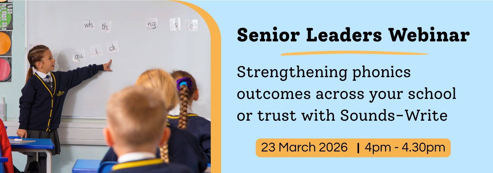 Strengthening phonics outcomes across your school or trust with Sounds-Write 23 March 2026