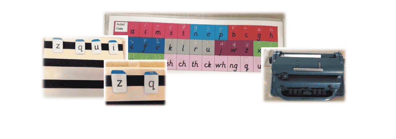Examples of resources for blind and visually impaired students.